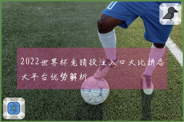 2022世界杯竞猜投注入口大比拼各大平台优势解析